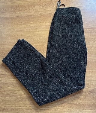 Pantalón pedreria Negro y Plateado