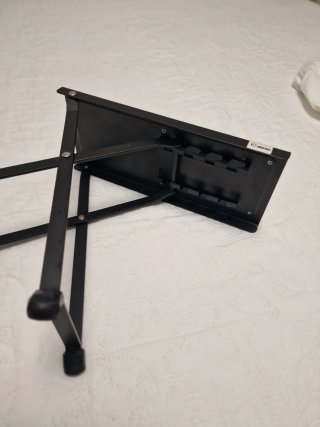 Reposapiés Guitarra Ajustable Negro
