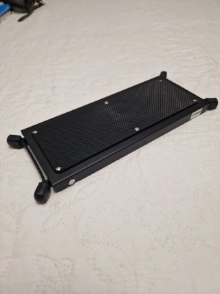 Reposapiés Guitarra Ajustable Negro