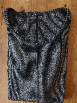 Vestido fiesta TEX plateado talla más una M