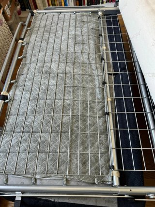 Divano letto blu