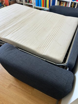Divano letto blu