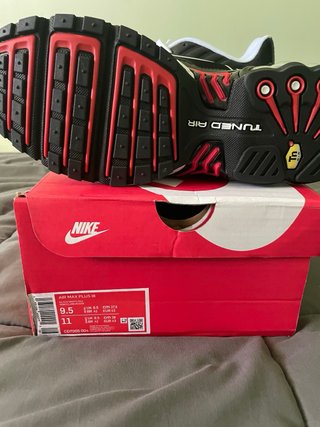 Nike TN Air Max 3 Blancas Negras Rojas