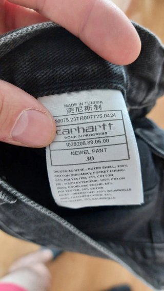 Pantalón Carhartt Newel Gris