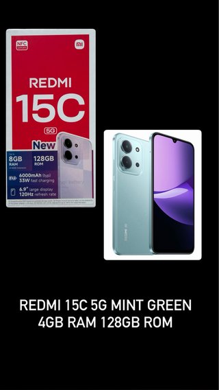 Xiaomi Redmi 15C 5G 4GB RAM 128GB ROM