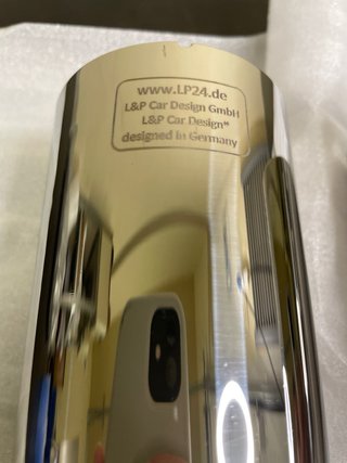 L&P A294 Embellecedor de Tubo de Escape 2 unidades