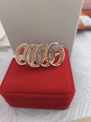 Pendientes argolla Xuping dorados
