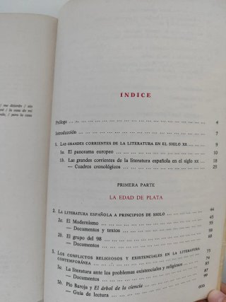 Libro Literatura Española COU (1984) Anaya
