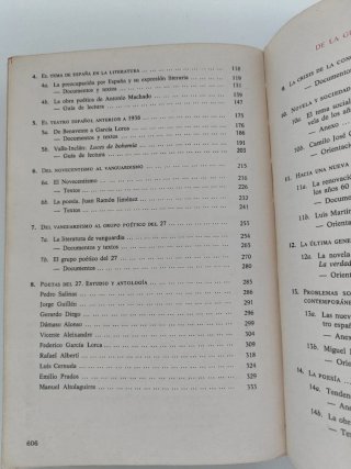 Libro Literatura Española COU (1984) Anaya