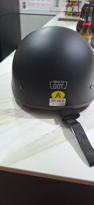 Casco Moto Semi Homologado.Usado solo una vez
