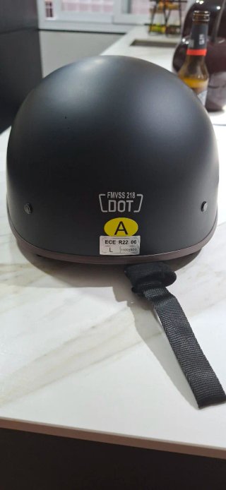 Casco Moto Semi Homologado.Usado solo una vez