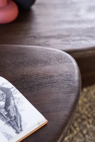 Mesa de Centro Mila Marrón 70cm de Eleonora