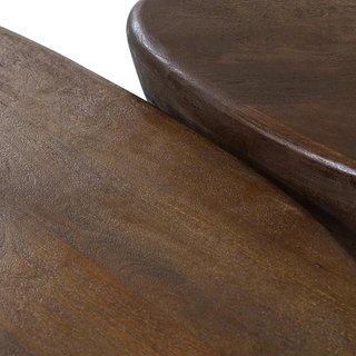 Mesa de Centro Mila Marrón 70cm de Eleonora
