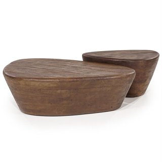 Mesa de Centro Mila Marrón 70cm de Eleonora