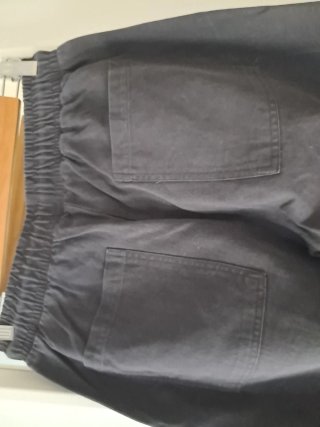 Pantalones anchos grises talla M