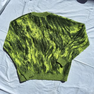 Cárdigan Zara Estampado Verde Talla S/M