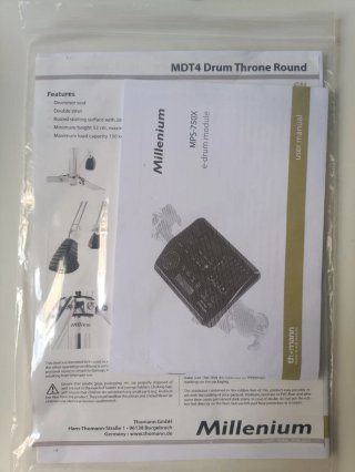 Batería Electrónica Millenium MPS-750X
