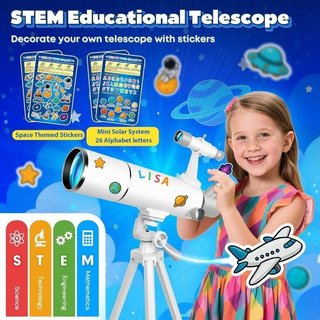 Telescopio refractor 80 mm iniciación NUEVO