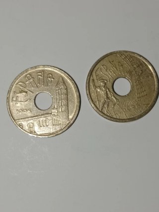 25 Pesetas Castilla La Mancha y León