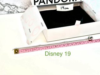 Pulsera Pandora Corazón 19cm Plata S925