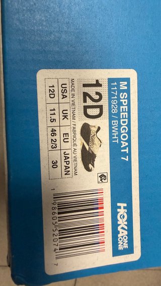 Hoka Speedgoat 7 - Talla errónea