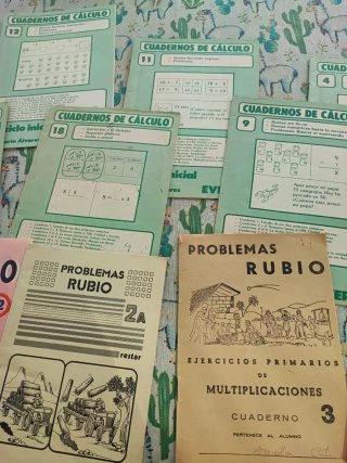 Cuadernos Rubio y Everest antiguos