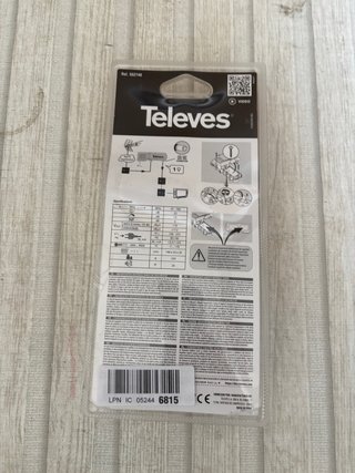 Amplificador Televes F VHF/UHF DOCSIS 3.0