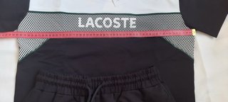 Conjunto Lacoste Blanco y Negro