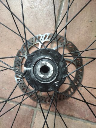 Rueda Rockrider 27.5 con disco
