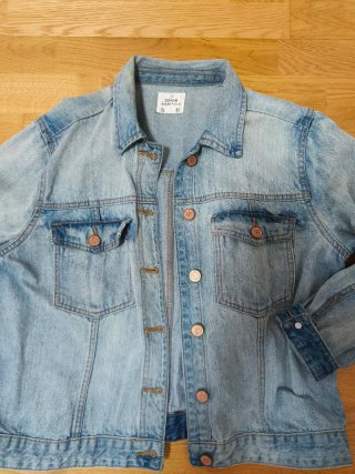 Cazadora vaquera azul