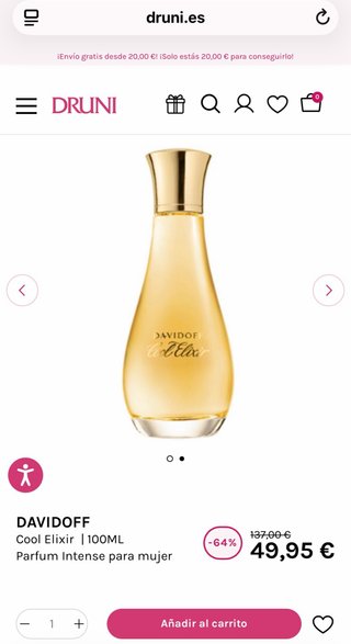 Davidoff Cool Elixir Mujer 100ML