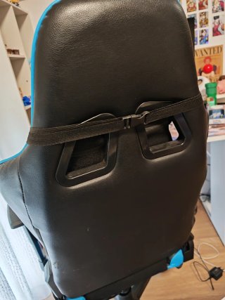 Silla Gaming Negra y Azul