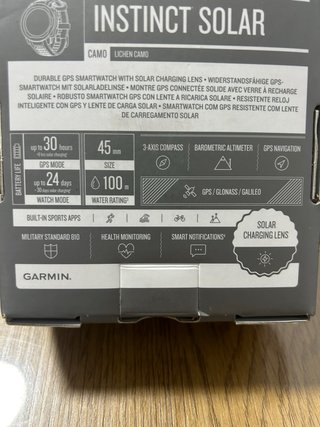 Reloj Garmin Instinct Solar Camo