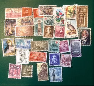 Lote F5 - Sellos Usados España Franco 1950-1975