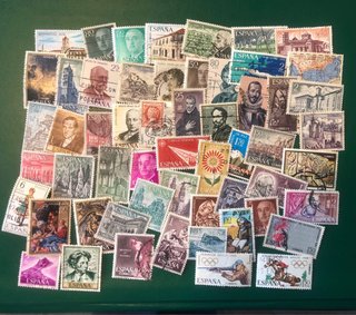 Lote F5 - Sellos Usados España Franco 1950-1975