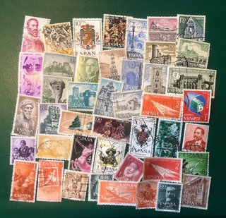 Lote F5 - Sellos Usados España Franco 1950-1975