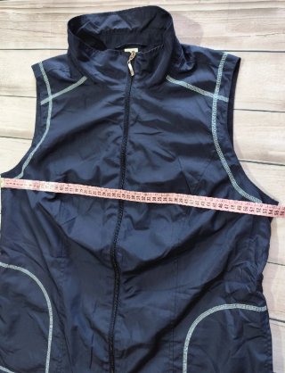 Chaleco Mujer Vintage Azul Marino Talla L