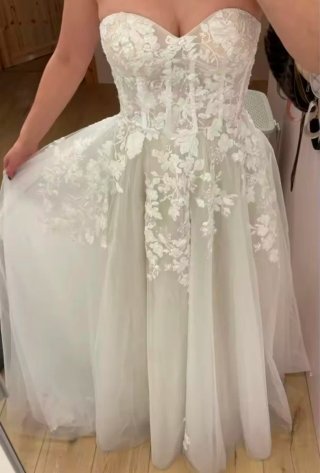 Vestido de novia NUEVO (Color Ivory)