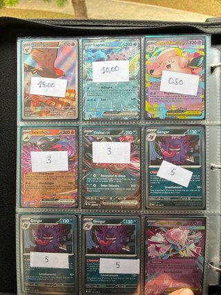 Cartas Pokémon: Roserade, Jigglypuff, Charizard