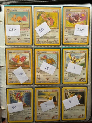 Cartas Pokémon: Roserade, Jigglypuff, Charizard