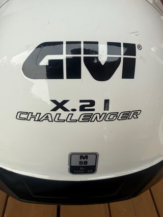 Casco Moto Givi X 21 Challenger Blanco Talla M