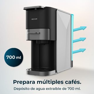 Cecotec Cafetera Cápsulas FreeStyleCompact  4 EN 1