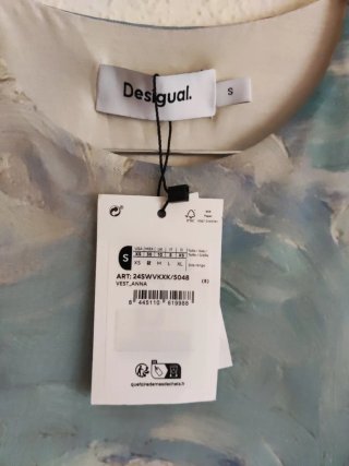 Vestido Desigual Talla S Estampado