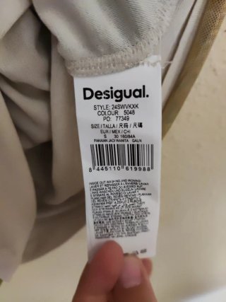 Vestido Desigual Talla S Estampado