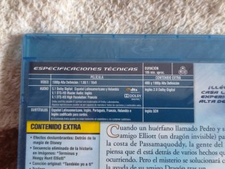 Pedro y el dragón Elliott Blu-ray Español