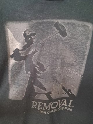 Felpa con cappuccio della band Removal