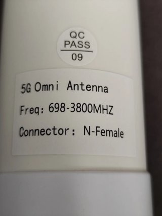 Antena Tubular Blanca