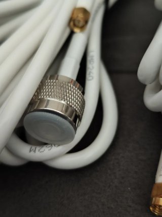 Antena Tubular Blanca