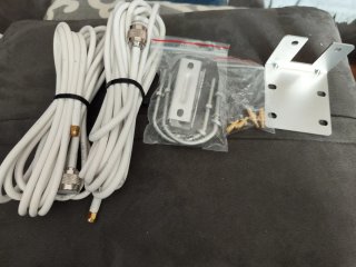 Antena Tubular Blanca