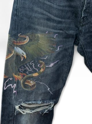 Jeans Marcelo Burlon Eagle & Snake Taglia 31